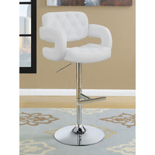 Load image into Gallery viewer, Adjustable Bar Stool With Upholstery
