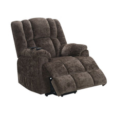 Load image into Gallery viewer, Power Motion Recliner With Lift Heating Massage Function - Brown