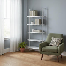 Load image into Gallery viewer, Five Tier Bookcase (489806) - White