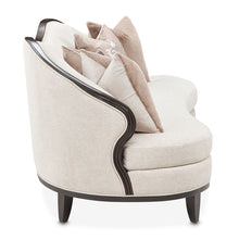 Load image into Gallery viewer, Camellia Field - Chenille Sofa - Beige / Dark Brown