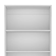 Load image into Gallery viewer, Three Tier Bookcase With Two Doors (546595) - White