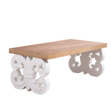Load image into Gallery viewer, Ornate Scroll Base Coffee Table