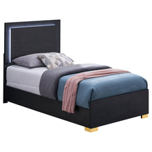 Load image into Gallery viewer, Jeremiah - LED Panel Bed With Touch Controlled Lighting