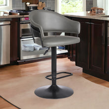 Load image into Gallery viewer, Iron Swivel Adjustable Height Bar Chair (477052) - Gray And Black