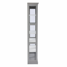 Load image into Gallery viewer, Cornice Molding Double Door Curio Cabinet - Off White