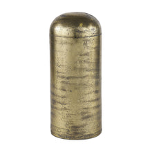 Load image into Gallery viewer, Cylindrical Tabletop Sculpture (608702) - Antiqued Brass