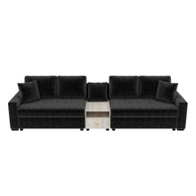 Load image into Gallery viewer, Modular Sofa Couch With Storage Armrest And Center Console