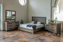 Load image into Gallery viewer, Wood 6 Drawer Double Dresser - Brown