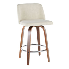 Load image into Gallery viewer, Toriano - Mid-Century Modern Counter Stool (Set of 2)