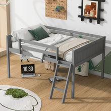 Load image into Gallery viewer, Low Loft Bed With Adjustable Ladder