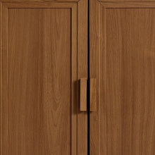 Load image into Gallery viewer, Corner Accent Cabinet With Two Doors (Set of 2) - Walnut