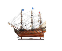 Load image into Gallery viewer, Hand Painted Boat (401848) - Brown