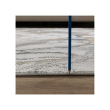 Load image into Gallery viewer, Geometrix - 5'3" X 7'3" Area Rug & Geometric 3D Effect - Ivory / Gray
