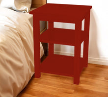 Load image into Gallery viewer, 28" Solid Wood Nightstand - Red