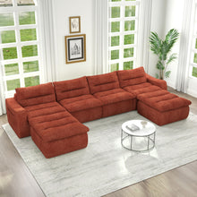 Load image into Gallery viewer, Modern L Shaped Modular Beanbag Sofa, Comfortable Lazy Style, Compression Sponge And Cloth