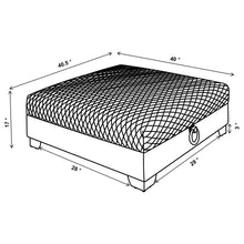 Load image into Gallery viewer, Cordelia - Square Ottoman - White