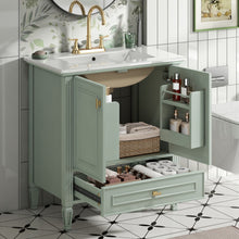 Load image into Gallery viewer, Freestanding Vanity With 1 Drawer & 2 Soft Close Doors With Door Mounted Storage