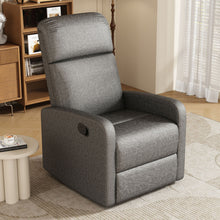 Load image into Gallery viewer, Modern Recliner Manual, Home Theater Chair With Adjustable Backrest
