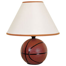 Load image into Gallery viewer, Ceramic Bedside Table Lamp With White Shade - Orange