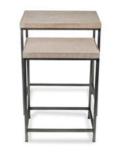 Load image into Gallery viewer, 25" Solid Wood Nested Tables (Set of 2) - Black And Brown