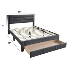 Load image into Gallery viewer, Contemporary Bed With Storage Drawer
