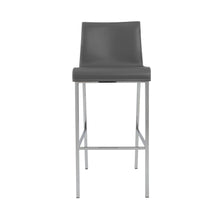 Load image into Gallery viewer, 31" Steel Low Back Bar Height Bar Chairs (Set of 2) - Gray And Silver