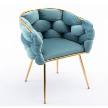 Load image into Gallery viewer, Luxury Modern Simple Leisure Single Sofa Chair Bedroom Lazy Person Household Dresser Stool Manicure Table Back Chair