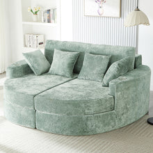 Load image into Gallery viewer, Boneless Design Upholstered Sofa Bed With Cup Holders