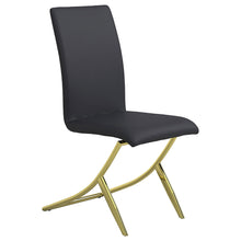 Load image into Gallery viewer, Dining Chairs (Set of 2) - Black / Gold