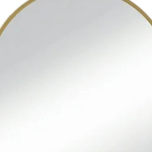 Load image into Gallery viewer, 35" Metal Arch Framed Accent Mirror - Gold