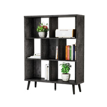 Load image into Gallery viewer, Seven Tier Cube Bookcase - Charcoal