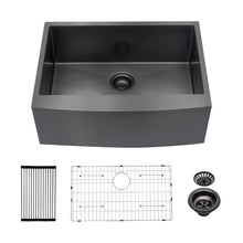 Load image into Gallery viewer, Farmhouse Kitchen Sink, Stainless Steel, Apron Front