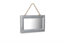 Load image into Gallery viewer, 9" Metal Framed Accent Mirror - Silver