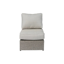 Load image into Gallery viewer, Wicker Outdoor Sectional With Weather Resistant Cushions And Table