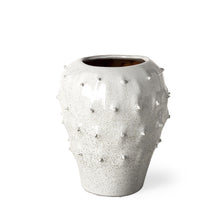 Load image into Gallery viewer, Abstract Cylinder Table Vase (397524) - White