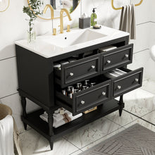 Load image into Gallery viewer, Bathroom Vanity Cabinet With Undermount Sink, 4 Drawer Set
