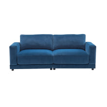 Load image into Gallery viewer, Modern Square Arm Sofa With Soft Fabric Upholstery, Deep Cushions