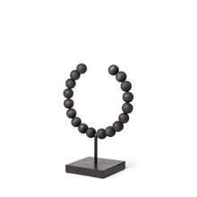 Load image into Gallery viewer, Abstract Beaded Tabletop Sculpture (392495) - Black