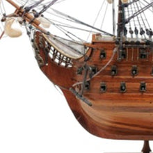 Load image into Gallery viewer, Hand Painted HMS Victory Exclusive Edition Model Boat - Brown
