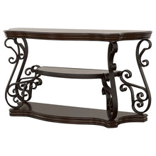 Load image into Gallery viewer, Gretta - Merlot 2 Shelf Sofa Console Table - Brown