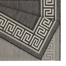 Load image into Gallery viewer, Sunshine - 5'3" X 7'3" Polypropylene Indoor, Outdoor Area Rug - Anthracite