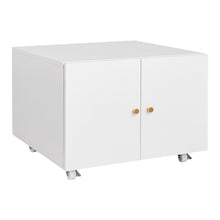 Load image into Gallery viewer, Office Furniture Copier Cabinet 2 Door Steel Copier Stand Mobile Pedestal File Printer Stand