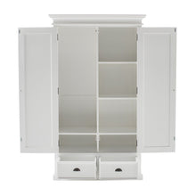 Load image into Gallery viewer, 43" Solid Wood Two Drawer Dresser - White