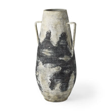 Load image into Gallery viewer, Ombre Amphora Floor Vase (729965) - Black / White