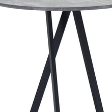 Load image into Gallery viewer, Rounded Steel Bar Table - Gray And Black