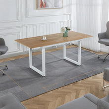 Load image into Gallery viewer, Square Extendable Dining Table With Metal Legs