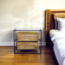 Load image into Gallery viewer, 28" Two Drawer Nightstand - Natural