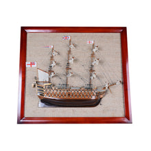 Load image into Gallery viewer, Hand Painted Model Boat (624600) - Beige / Dark Brown