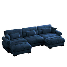 Load image into Gallery viewer, Super Comfort Oversized Modular Sectional Sofa With Movable Ottoman