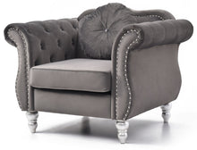 Load image into Gallery viewer, Chic Transitional Flared Arm Chair